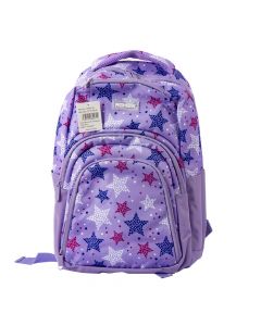 Salveque tela estampado detalle remex 30x15x46cm lila multicolor