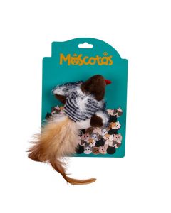 Juguete masticable ave para mascota surtido
