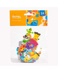 Figura foam animales zoológico 24pzas