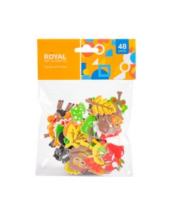 Figura foam animales bosque 48pzas +3a