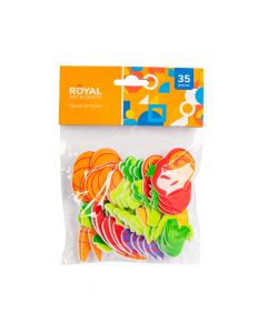 Figura foam vegetales 35pzas