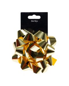 Moño dorado brillante