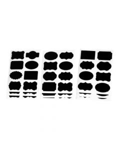 Sticker adhesivo negro surtido