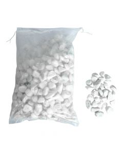 Piedra decorativa 10kg blanco