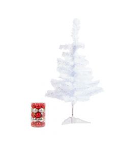 Árbol artificial navideño 50 esferas 50x40x58cm 