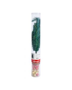 Árbol navideño con esferas