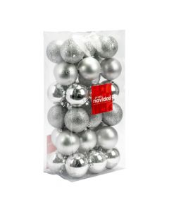 Set de 36 esferas navideñas