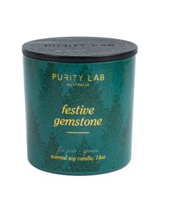 Candela aromática pino y pícea con frasco vidrio 14oz