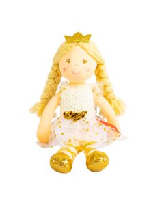Muñeca tela princesa 50cm blanco
