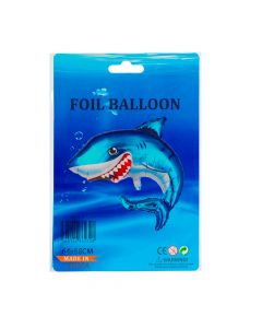 Globo metálico figura tiburón 64x68cm