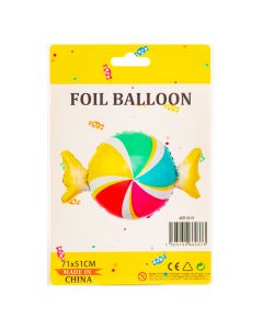 Globo metálico figura confite 71x51cm
