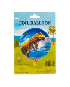 Globo metálico dinosaurio t-rex 18pulg