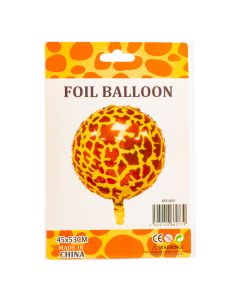 Globo metálico estampado jirafa 18pulg 