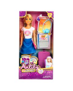 Muñeca barbie con accesorios +3a