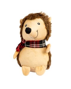 Peluche para mascota erizo con bufanda