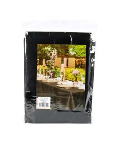 Mantel tela afelpado liso negro