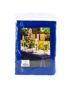 Mantel tela afelpado liso azul