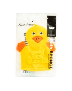 Esponja para bano figura pato amarillo
