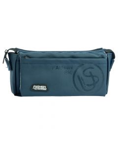 Cartuchera tela estampado fashion ok azul