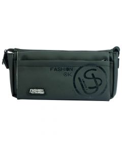 Cartuchera tela estampado fashion ok negro