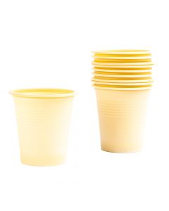 Vaso biodegradable fécula maíz 6oz 10und beige