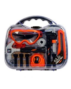 Maletín con herramientas para juego construccion 19pzas +3a