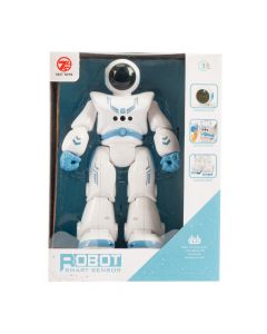 Robot plástico inteligente con sensor luz y sonido +3a 