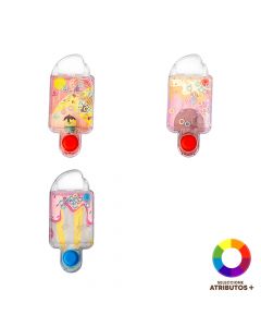 Juego agua diseño paleta helado