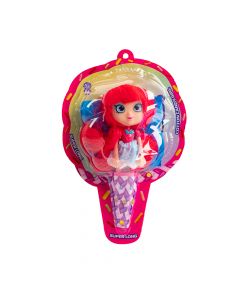 Muñeca plástica candy girl con accesorios sorpresa +3a surtido