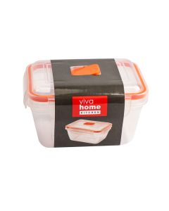 Recipiente plástico 860ml rectangular Viva Home 16x11.8x9.3cm