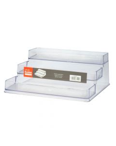 Organizador plástico 3 niveles 25x23.5x10.5cm 