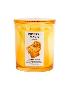 Candela aromática citrine orange patchouli 440g