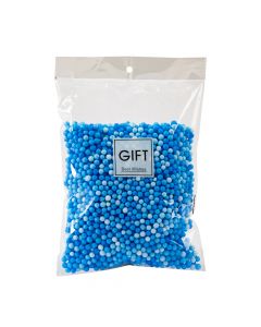 Relleno bola foam azul celeste y blanco