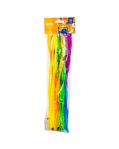 Limpia pipas afelpada 30pzas surtido
