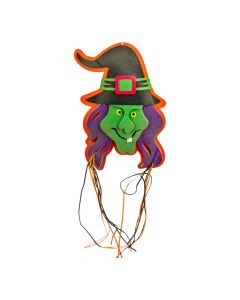 Figura colgante cabeza bruja