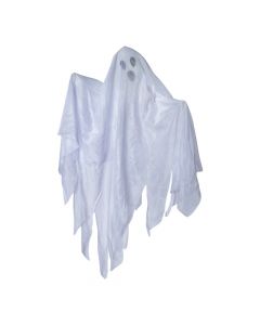 Fantasma colgante de tela blanca