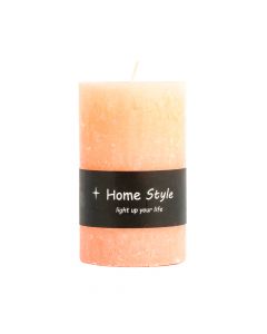 Candela cilíndrica 7.5x12.5cm 480g rosado