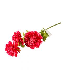 Flor artificial peonia 3 flores 