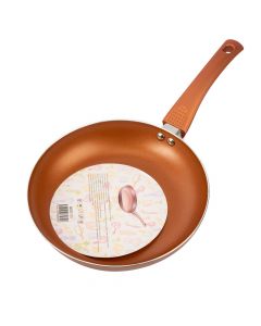 Sartén aluminio antiadherente liso 24cm oro rosa