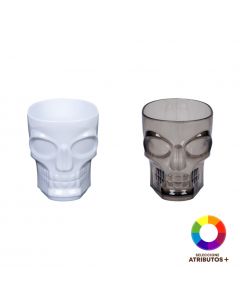 Vaso calavera relieve surtido