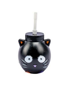 Envase figura gato compacto