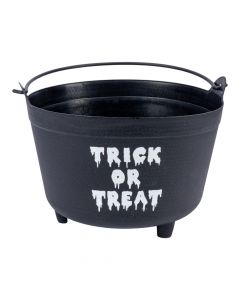 Caldero plástico Trick or Treat