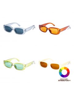 Lente sol rectangular moderno