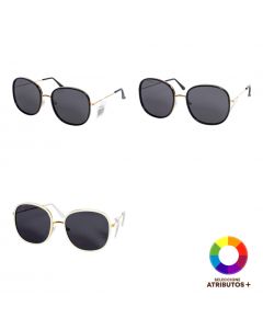 Lentes de sol bicolor para dama