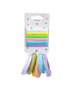 Set colas cabello rayas surtido