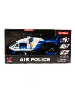 Helicóptero air fire con accesorios con luz y sonido +3a