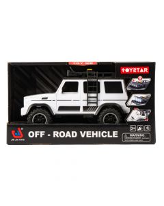Carro off road con luz y sonido +3a blanco
