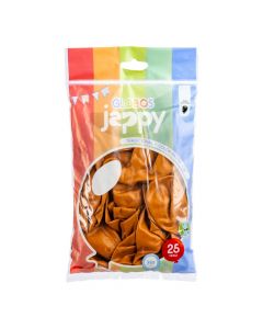 Globo látex 12 pulg naranja