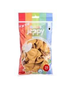 Globo látex 12 pulg apricot