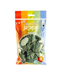 Globos látex 12p dusk green